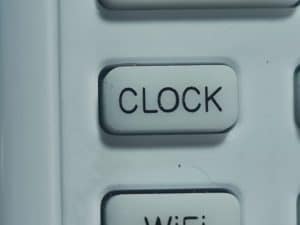 כפתור שעון במזגן